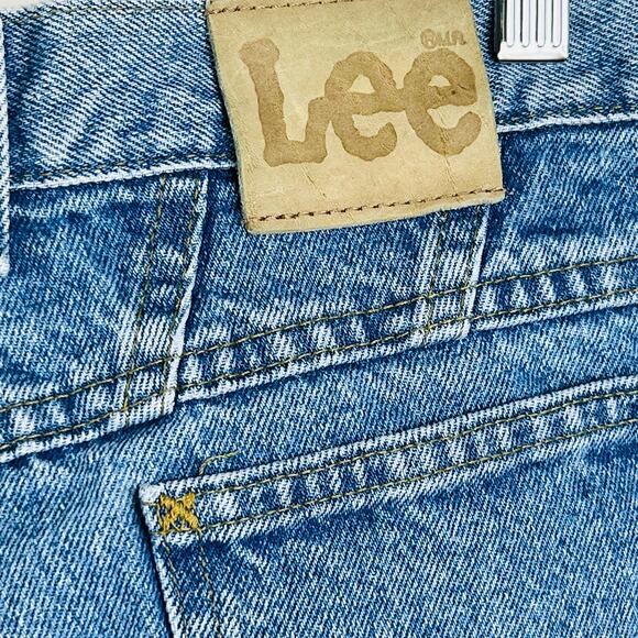 Lee Vintage Women’s 32x30 Mom Jeans 80's Blue Acid Wash Denim - Picture 7 of 12
